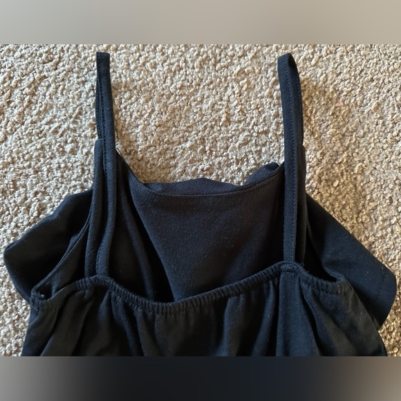 The Children’s Place Girls Fit & Flare Black Summer Ruffle Flounce Hi-Low Dress - Picture 8 of 16